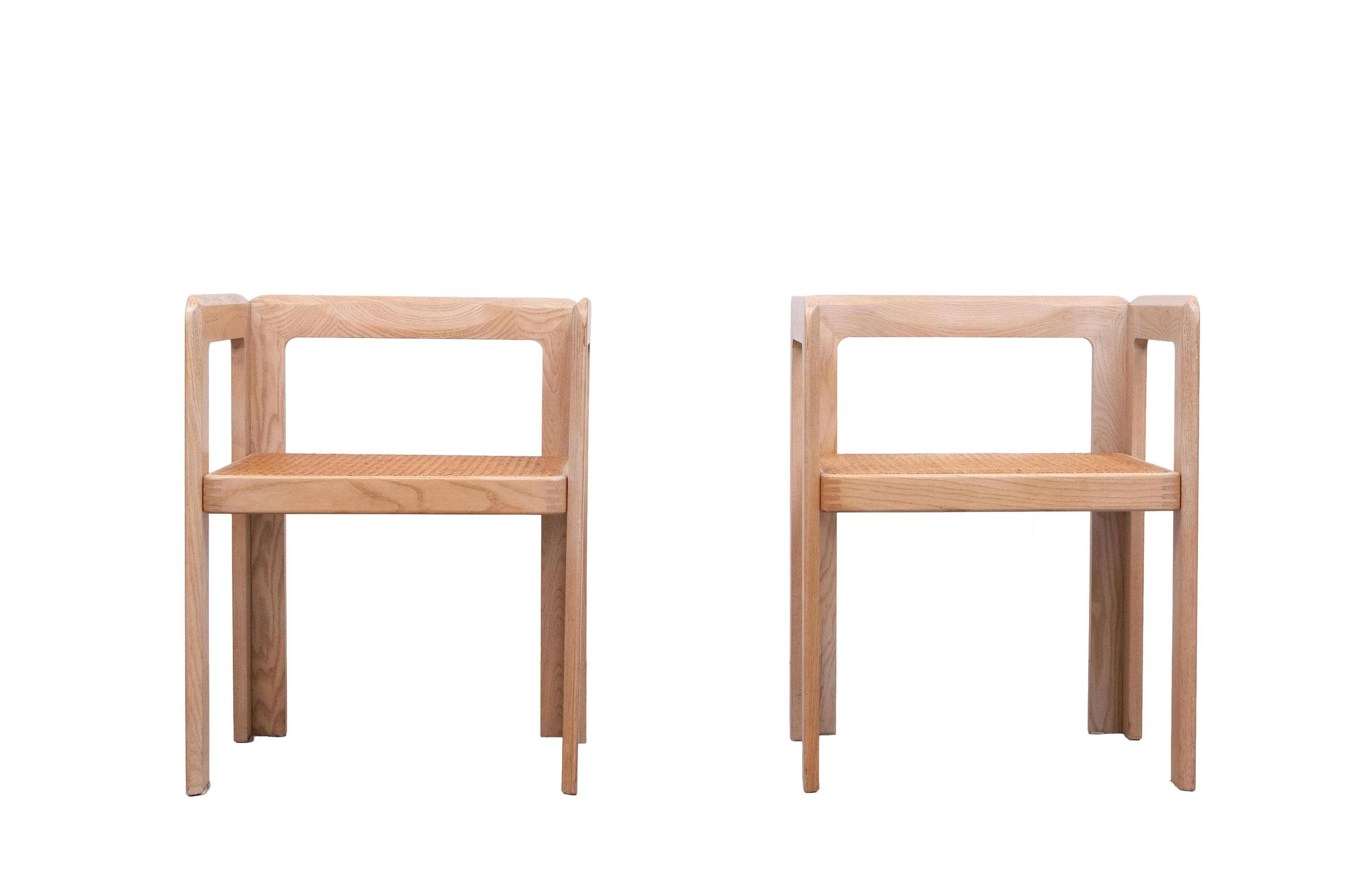 Derk Jan de Vries "Samara" Arm Chairs for Maisa Di Seveso Milano