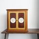 Wall cabinet with inlays, corner cabinet