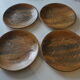 Set de 4 assiettes motif poisson