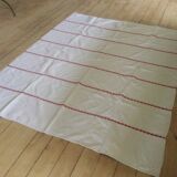 Old linen tablecloth