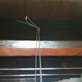 Round pendant light 3 bulbs in chrome metal