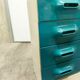 Commode vintage bleu canard 1970