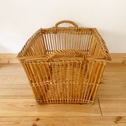 Panière vintage en rotin