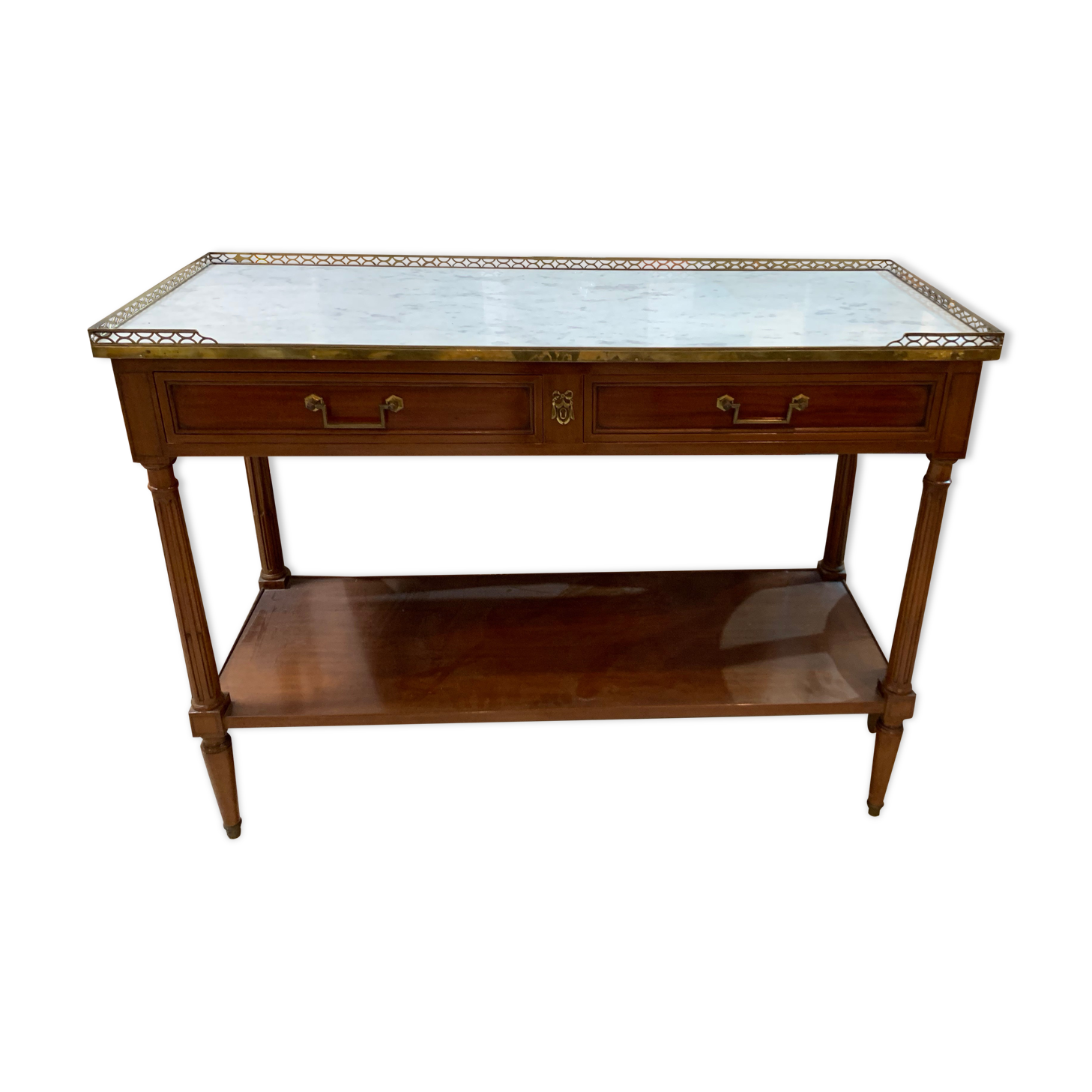 Mahogany console XIXth