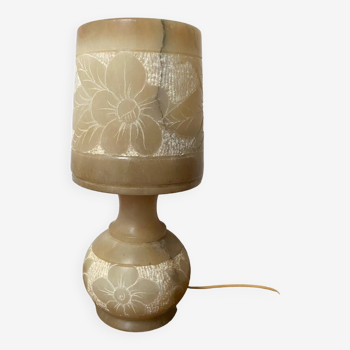 Alabaster table lamp