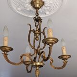 Louis XVI style chandelier with four branches