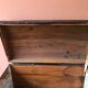 OLD TRUNK EARLY TWENTIETH IN PITCHPIN DOMED SHAPE LARGE MODEL