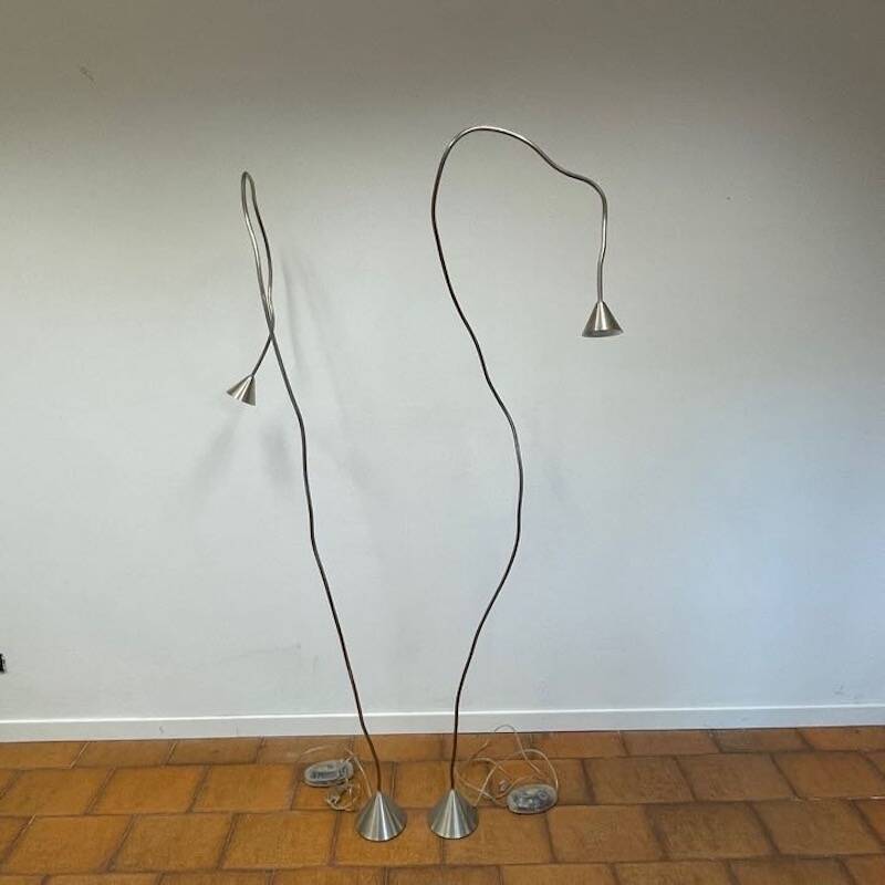Lampade Papiro di Sergio Calatroni per Pallucco, 1989