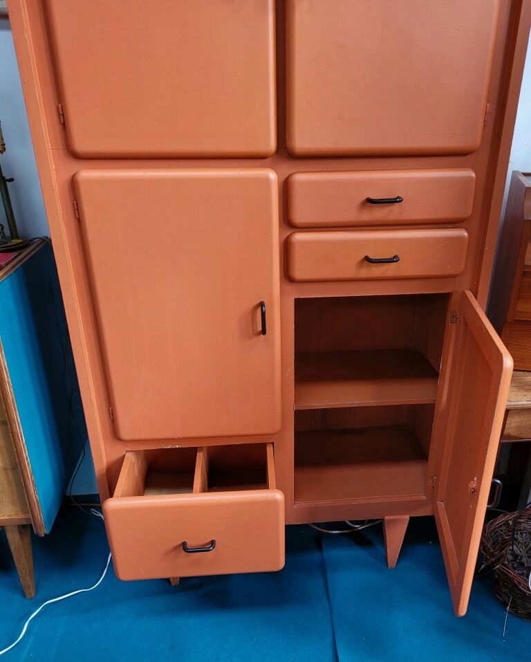 Mado orange kitchen buffet, 60s