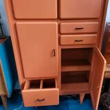 Mado orange kitchen buffet, 60s