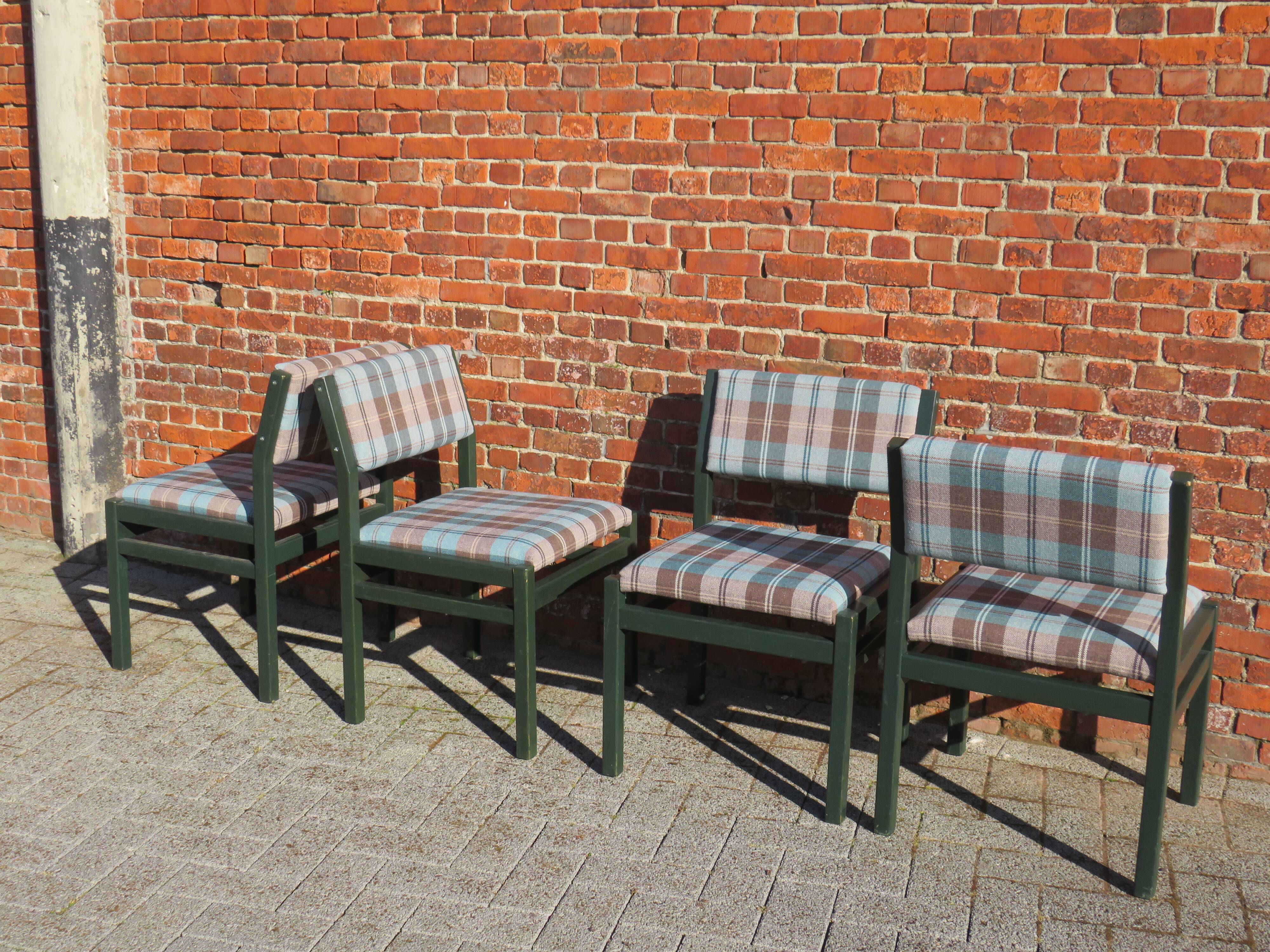 Suite of 4 chairs Sa 07 by Cees Braakman for Pastoe 1960