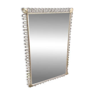 Vintage gold metal mirror 60'