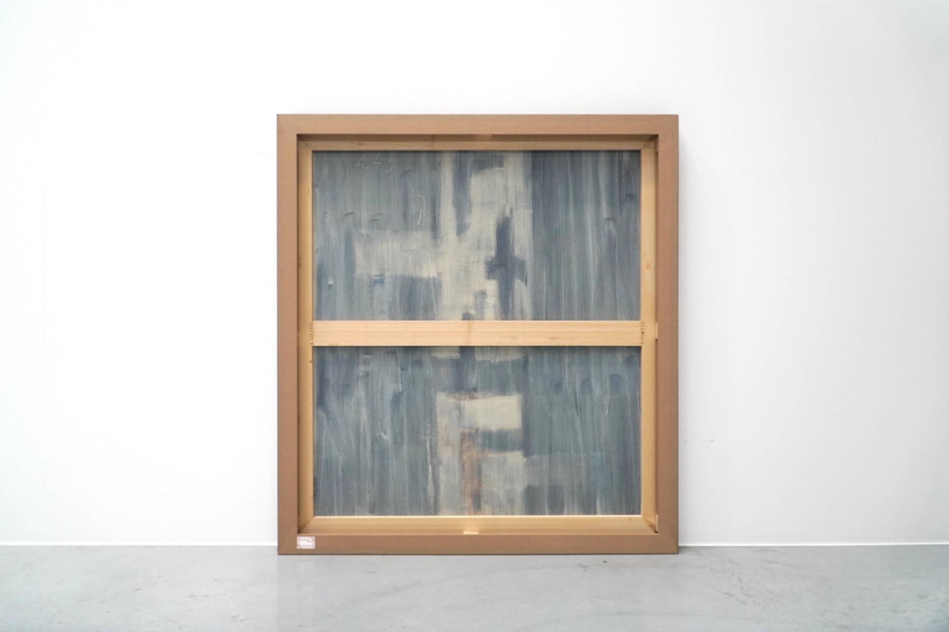 Jozef Mees, Lyrical Abstract Oil on Panel 1978