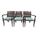 Suite de 6 fauteuils anglais en cannage