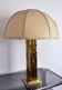 Faux bamboo brass lamp, France, 1970