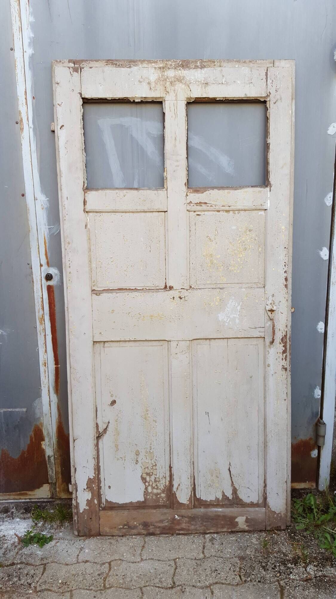 18th century glass door patina and original fittings