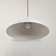 White metal pendant lamp by Lisa Johansson-Pape for Stockmann-Orno, Finland