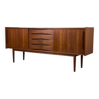 Vintage Sideboard in Teak with Drawers and Sliding Doors, 1960s