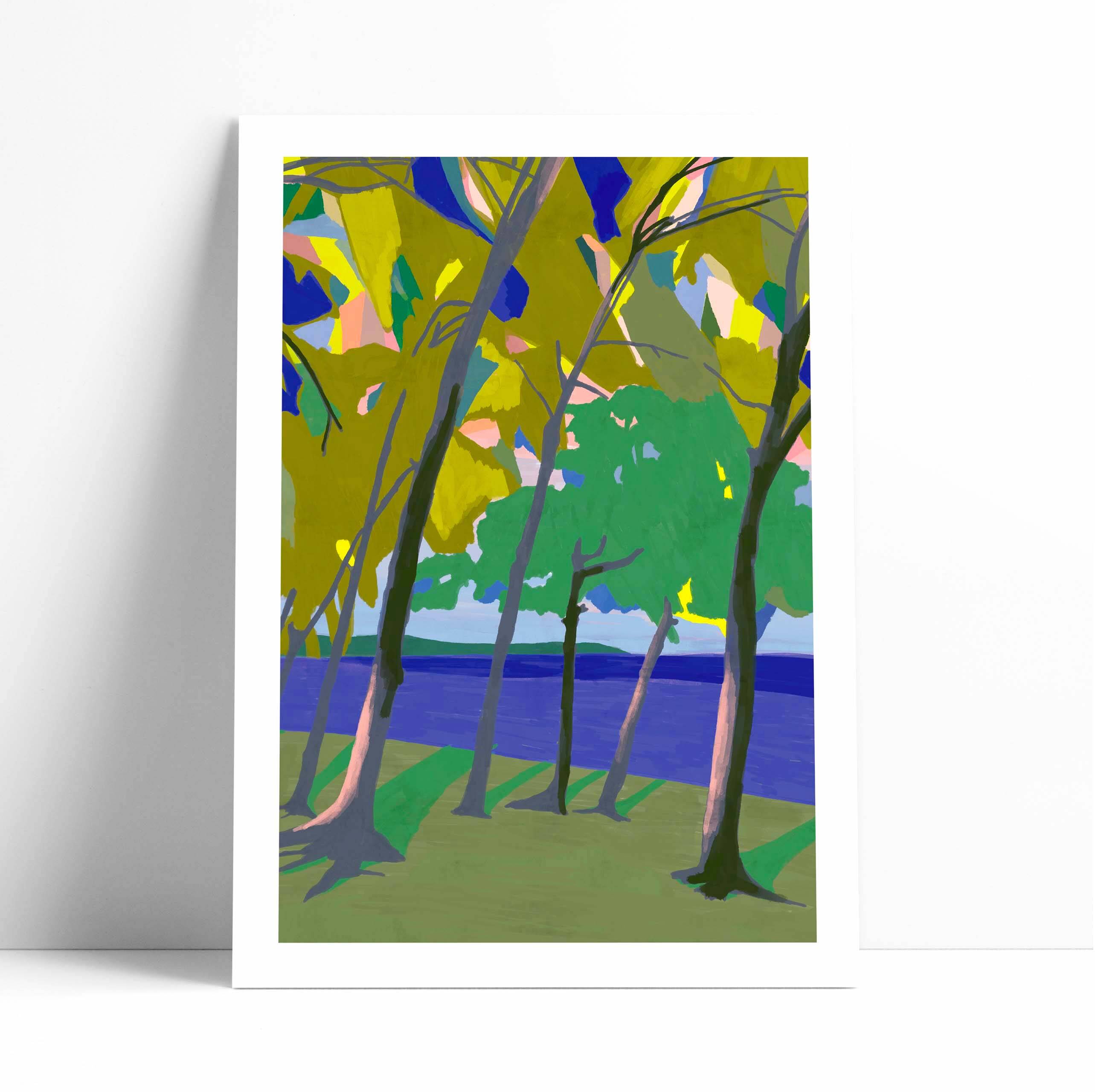 Mont Choisy - limited edition art print (a3)