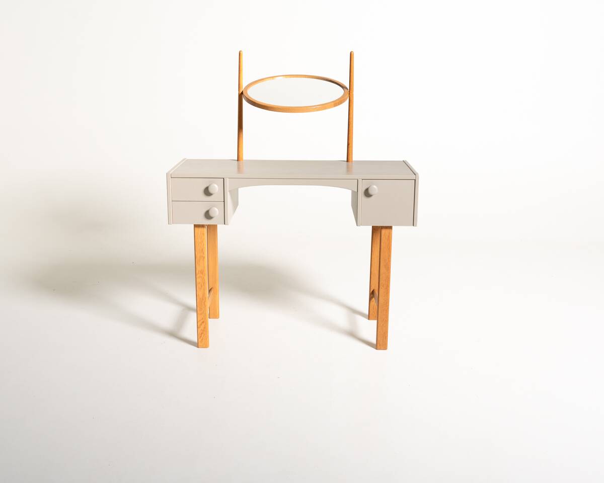 “Casino” Oak Dressing Table by Sven Engström and Gunnar Myrstrand