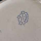 Salad bowl in iron earth Sarreguemines U & C model "Planter"