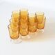 12 Cristal d'Arques Luminarc Suede amber glasses/verrines
