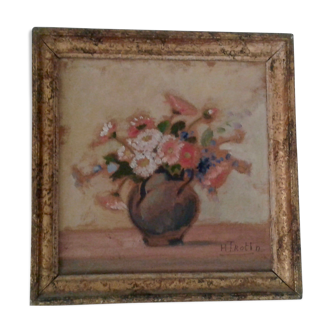 paintings flowers oil painting signed