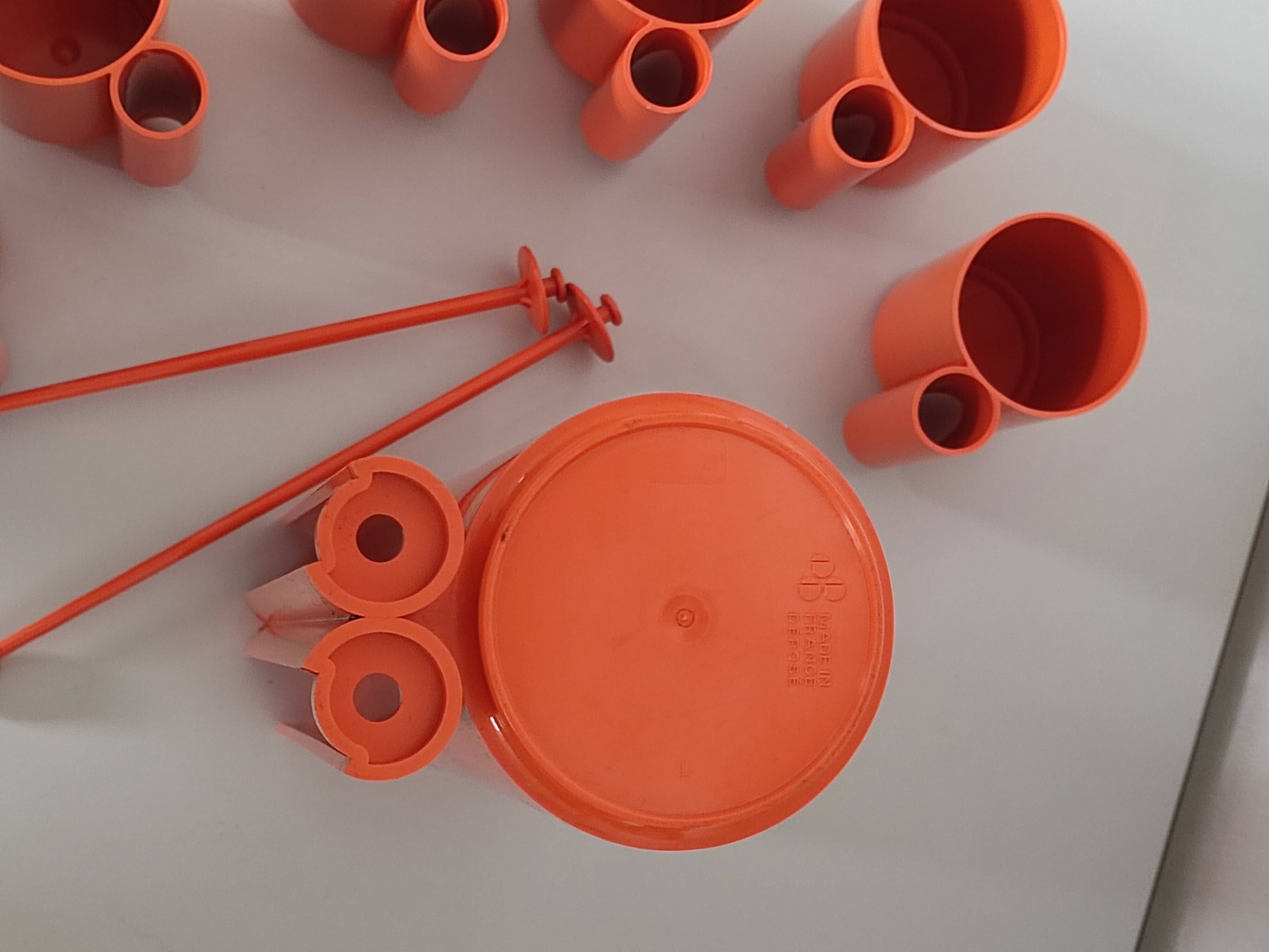 Service orangeade 70s Vitrac .