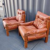Paire de fauteuils S15 Pierre Chapo