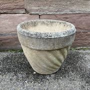 Reconstituted stone planter