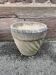 Reconstituted stone planter