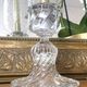 Important photophore / candle holder in signed Baccarat crystal.