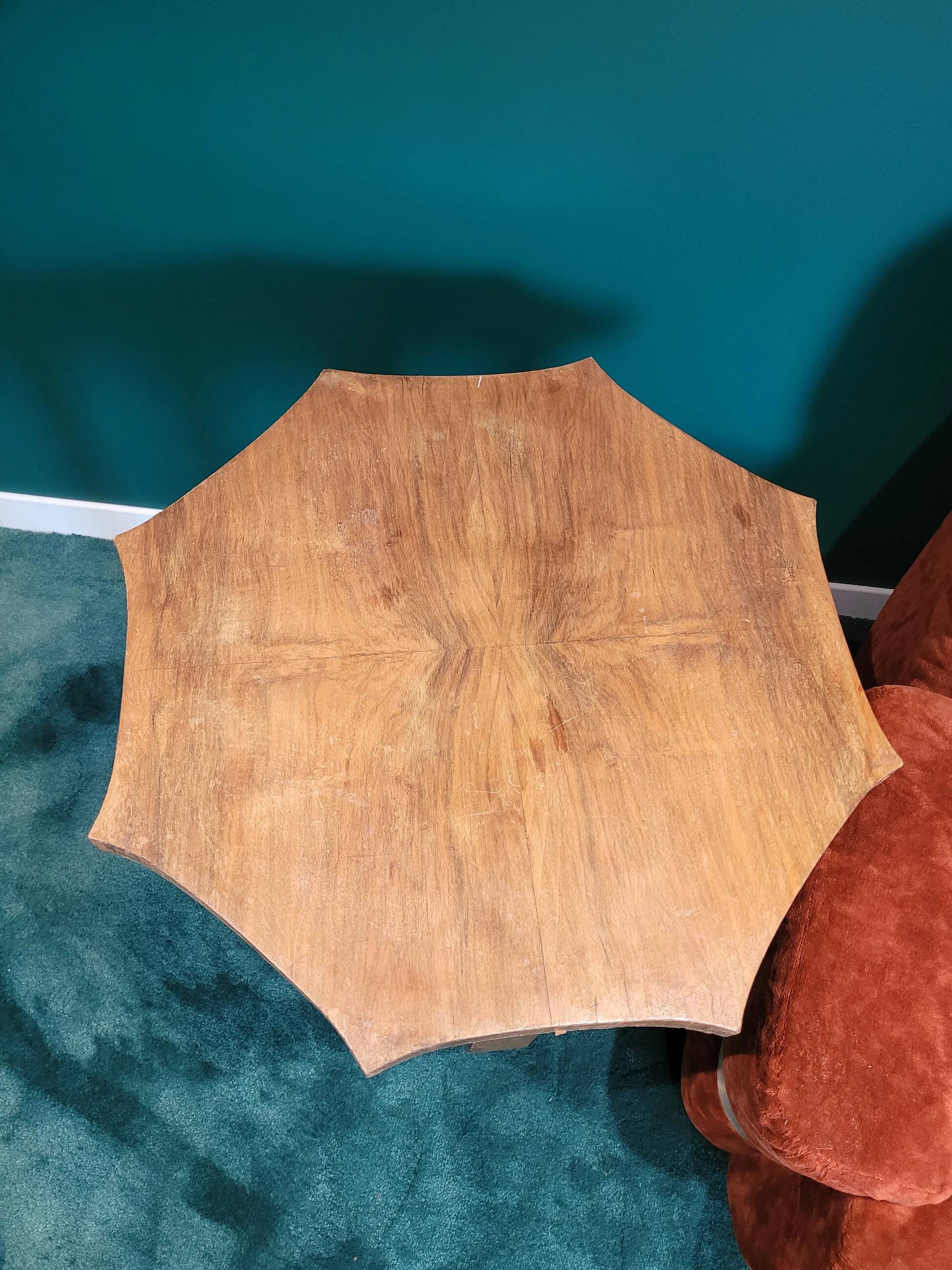 Octagonal Art Deco side table
