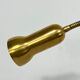 Vintage Italian adjustable brass table lamp from 60s