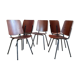 5 Baumann Bristol chairs in 60s teak