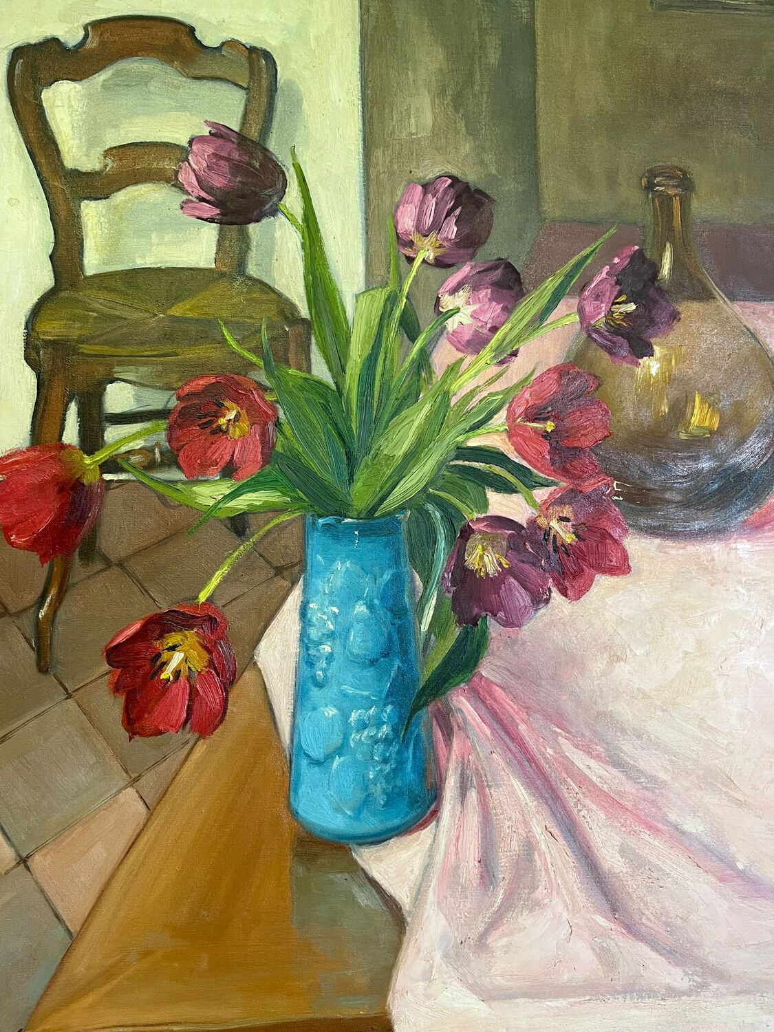Huile sur toile
