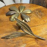 Cendrier fleur en bronze 