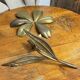 Bronze flower ashtray