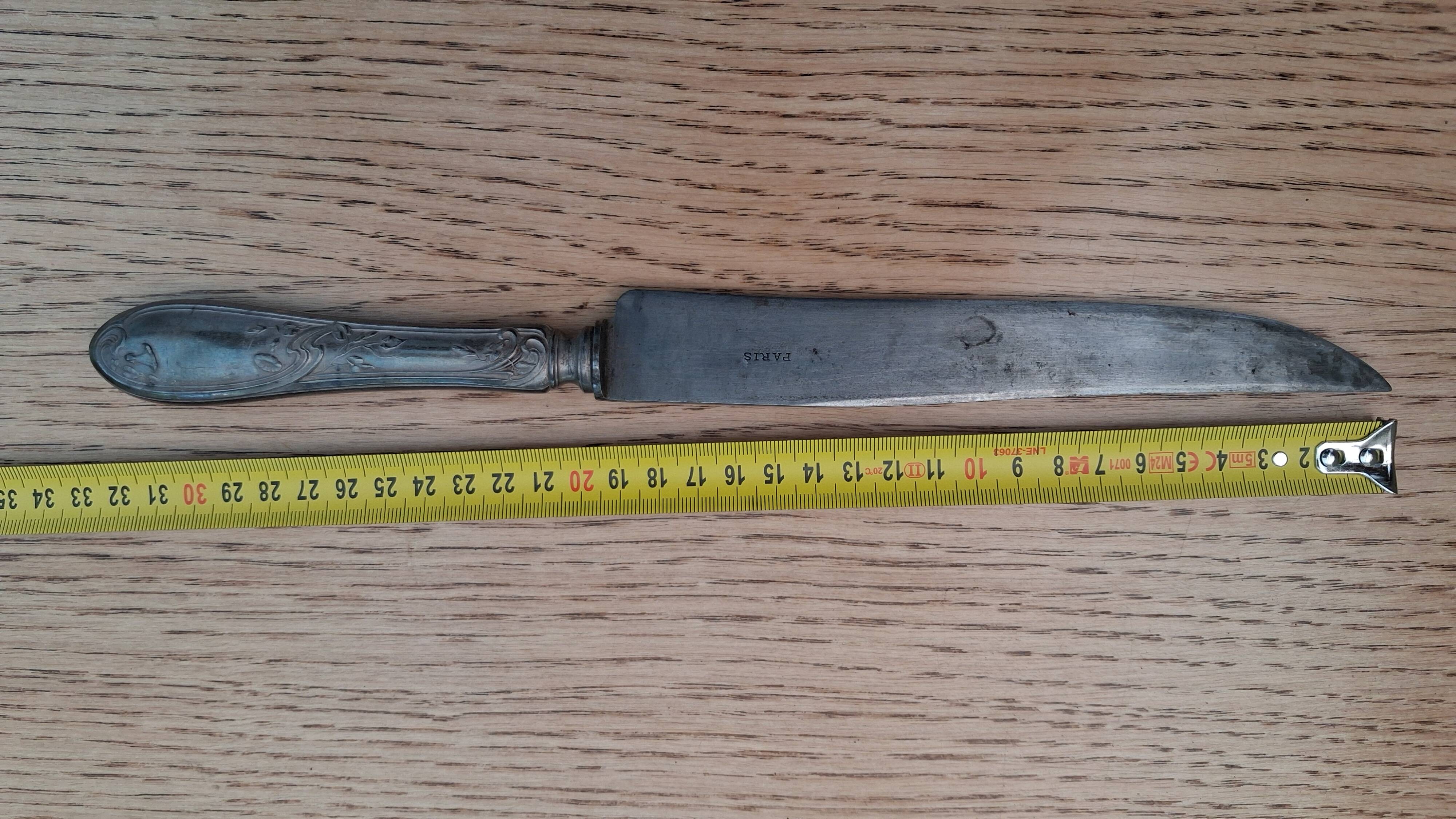 Large Art Nouveau knife