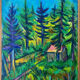 Painting from Haute Savoie by Marcelle Guetta-Fattal
