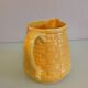 Yellow pitcher Sarreguemines Digoin vintage 60s slip