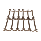 Ensemble de 12 porte-coûteaux Christofle métal argenté