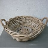 Pair of 2 wicker baskets with handles