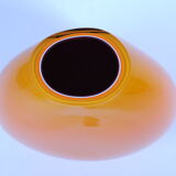 Vase en verre orange fait à la main XL