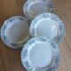 4 old flat plates Terre de fer