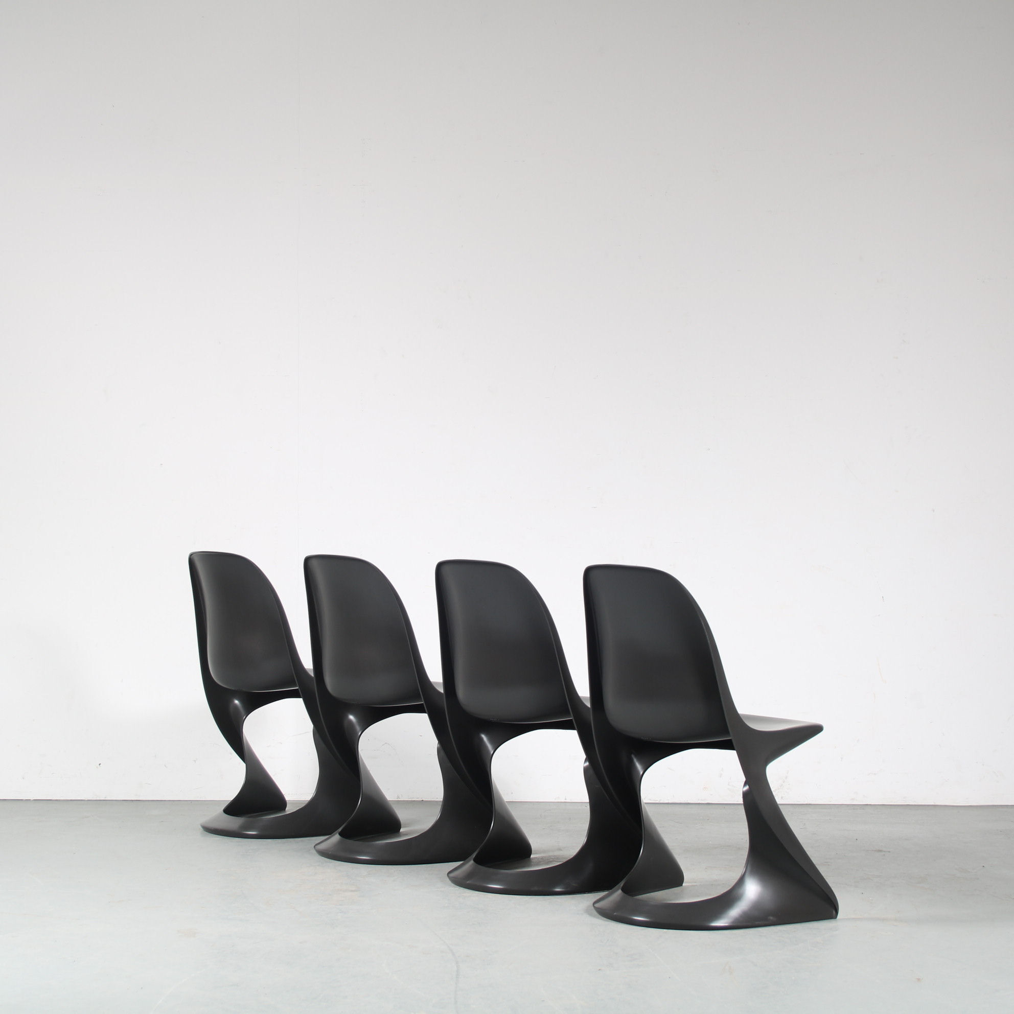 Black “Casalino” chair from the 2000s by Alexander Begge for Casala, Germany – Large Stock!
