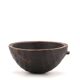 Empty African tumbler pocket dish in blackened wood, 1970s