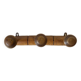 Porte manteau mural ancien , 3 patères