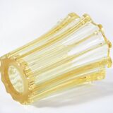 Yellow avesn crystal vase