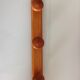 Three-headed wooden patere / vintage 60s-70s